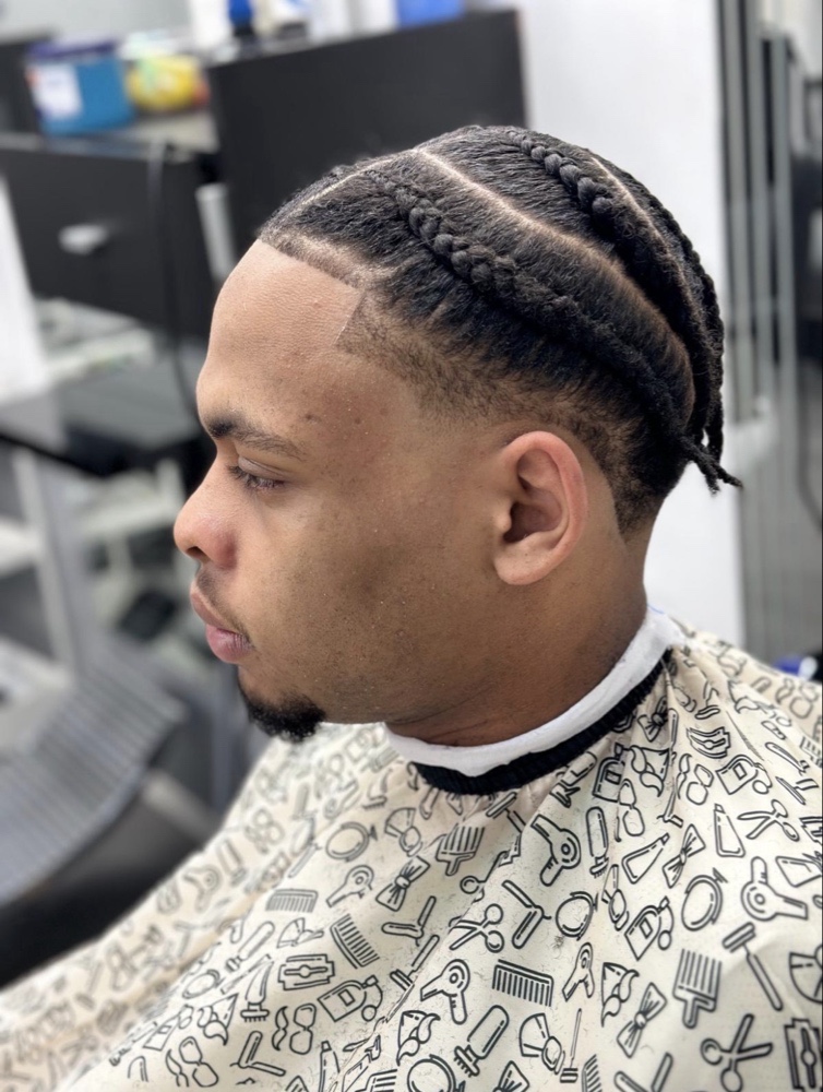 Cornrows avec Taper Fade 249 Barber